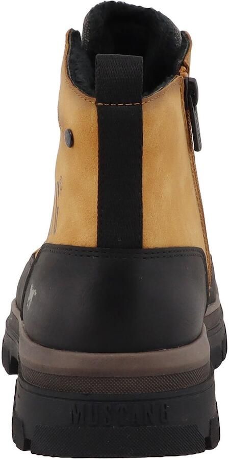 MUSTANG Veterboots camel zwart - Foto 5