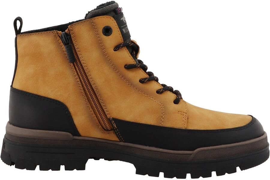 MUSTANG Veterboots camel zwart - Foto 2