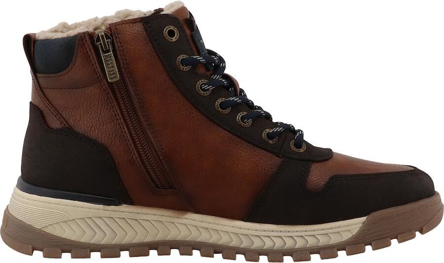 MUSTANG Veterboots chocoladebruin cognac - Foto 4