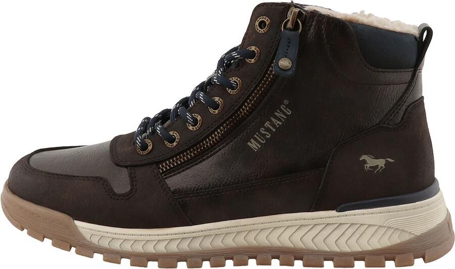 MUSTANG Veterboots chocoladebruin - Foto 3