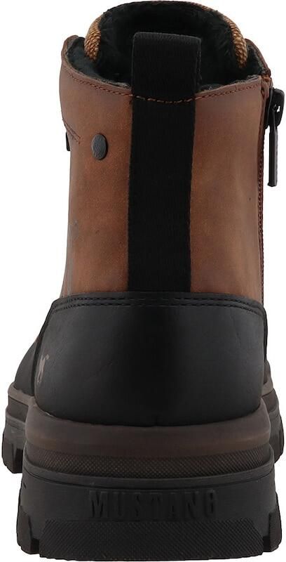 MUSTANG Veterboots cognac zwart - Foto 5
