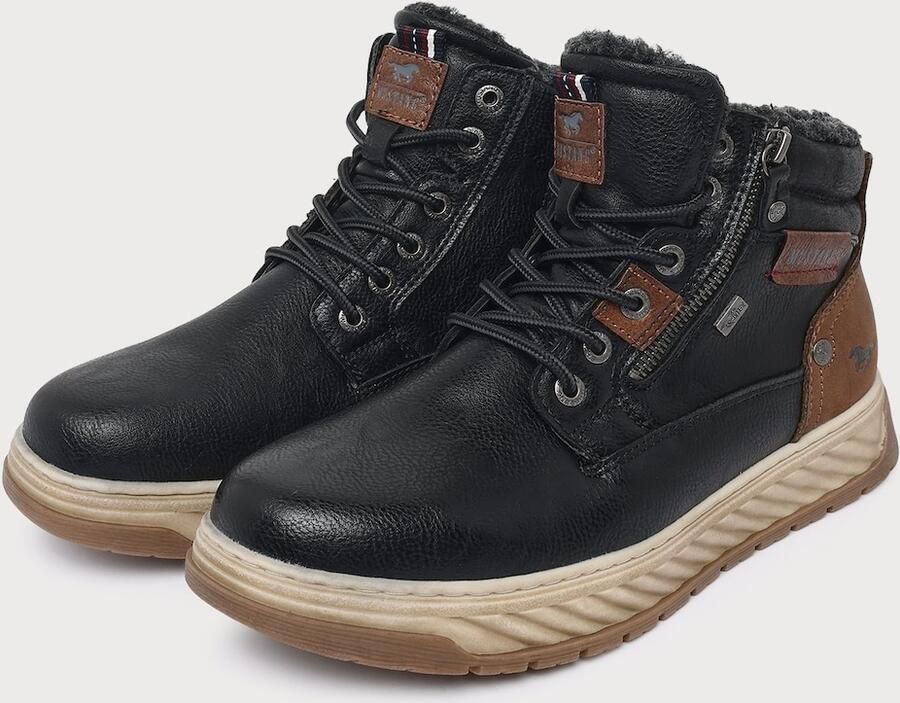 Mustang heren Tex-laarzen gevoerd zwart 36M0011001-black - Foto 5