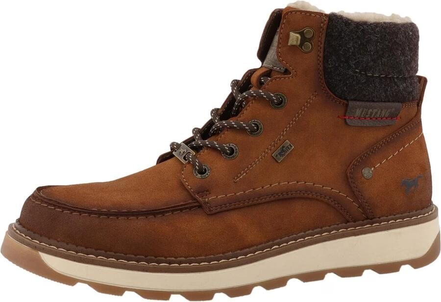 Mustang Shoes Winterlaarsjes Elio Veterenkellaars winterenkellaars met warme voering - Foto 2