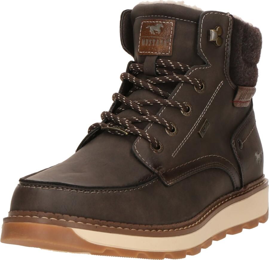 Mustang TEX-laarzen voor heren 15M0131002 gevoerd donkerbruin - Foto 2