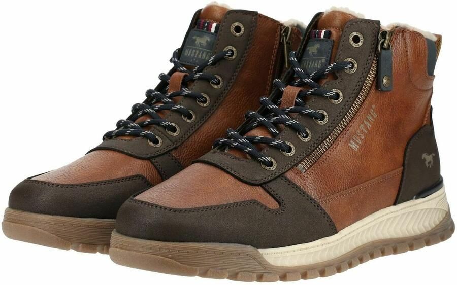 MUSTANG Veterboots marine cognac donkerbruin - Foto 5