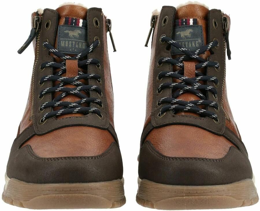 MUSTANG Veterboots marine cognac donkerbruin - Foto 3