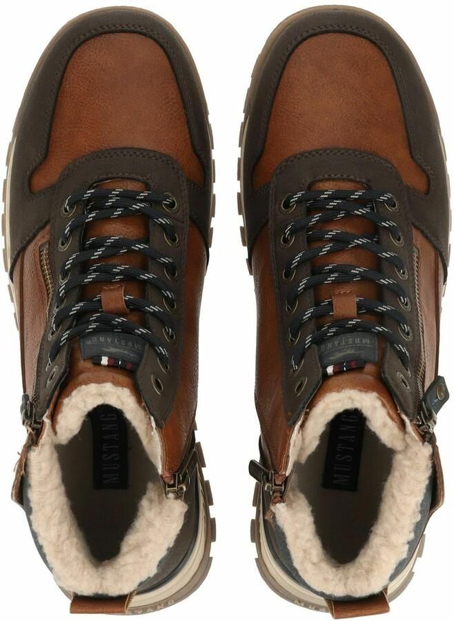 MUSTANG Veterboots marine cognac donkerbruin - Foto 4