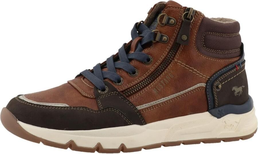 Mustang Shoes Sneakers Mart High top sneaker veterboots met ritssluiting