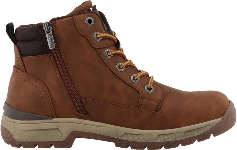 MUSTANG Veterboots 'Mered' cognac donkerbruin - Foto 2