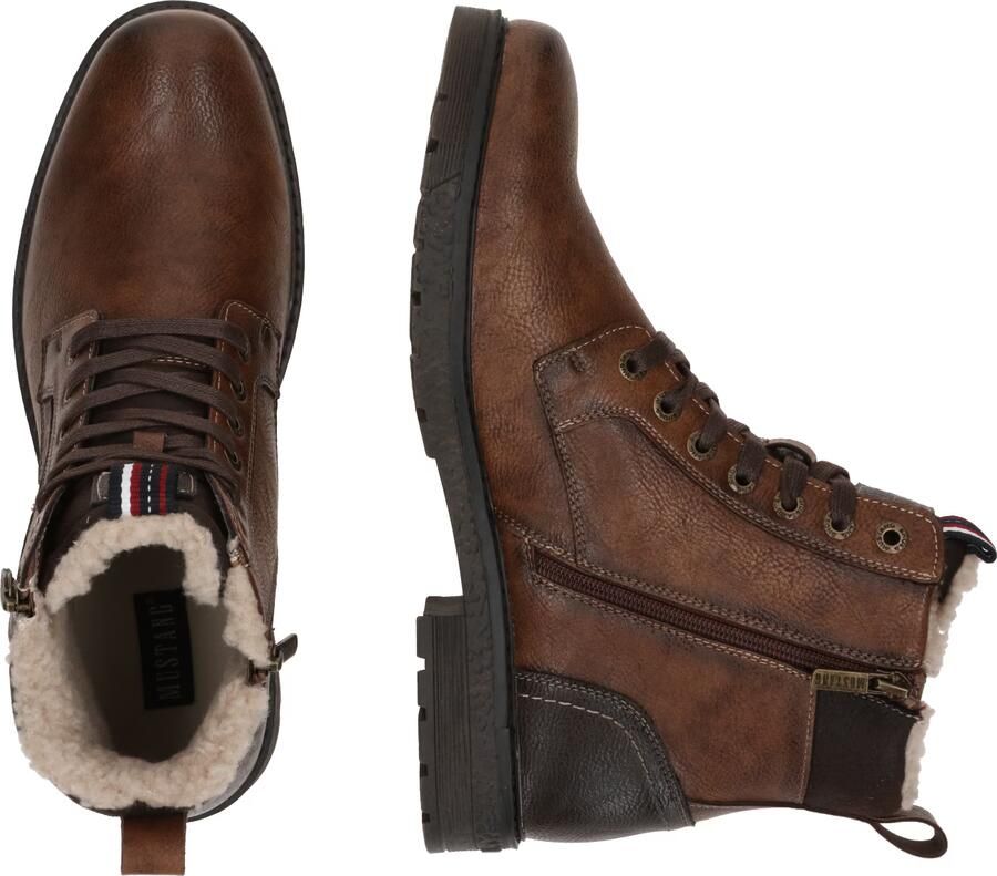 MUSTANG Veterboots 'Midor' bruin roestbruin zwart - Foto 3
