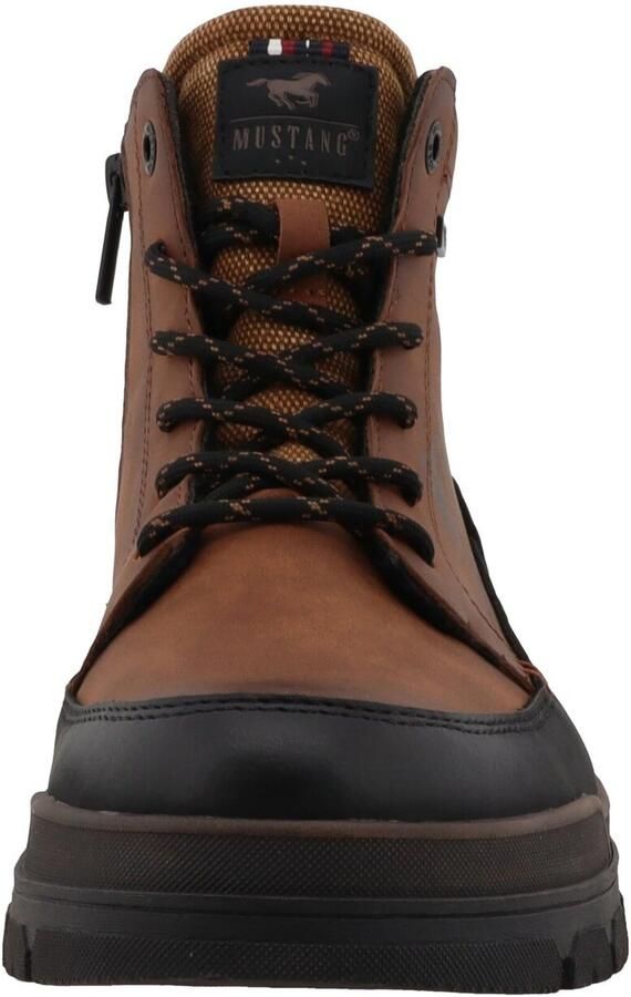 MUSTANG Veterboots 'Peppin' cognac zwart - Foto 3