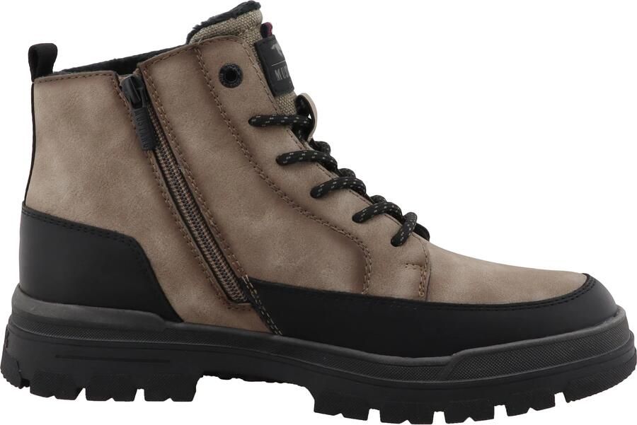 MUSTANG Veterboots 'Peppin' taupe zwart - Foto 2