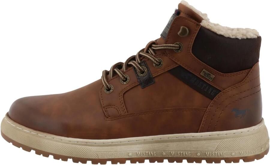 Mustang Veterschoenen Hoog Veterschoenen Hoog Cognac - Foto 16