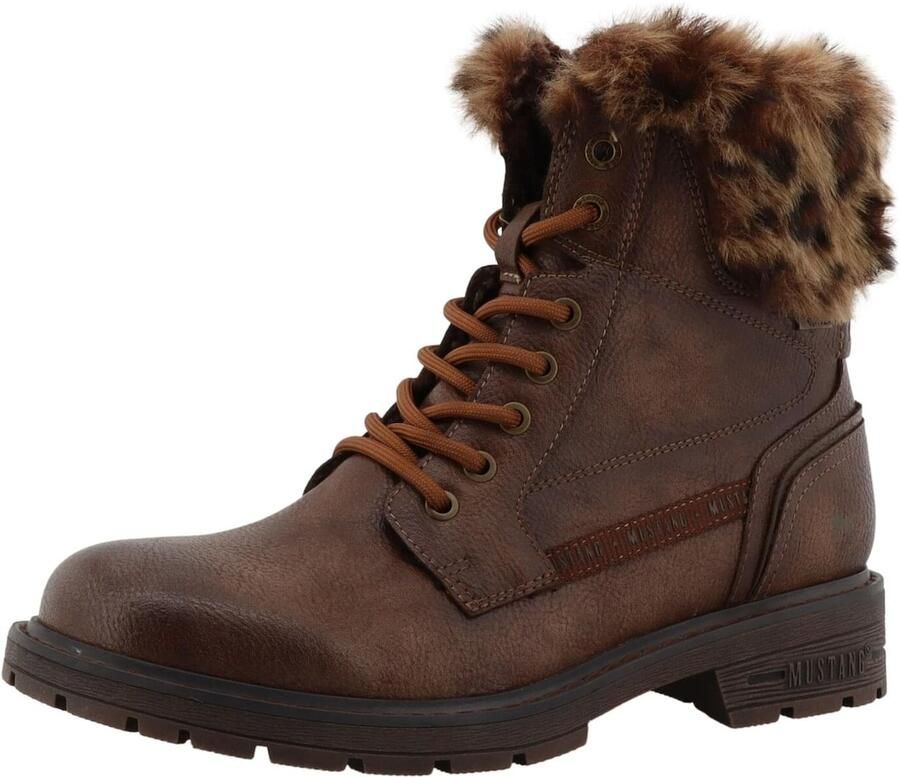 MUSTANG Veterlaarsjes 'Bienke' bruin