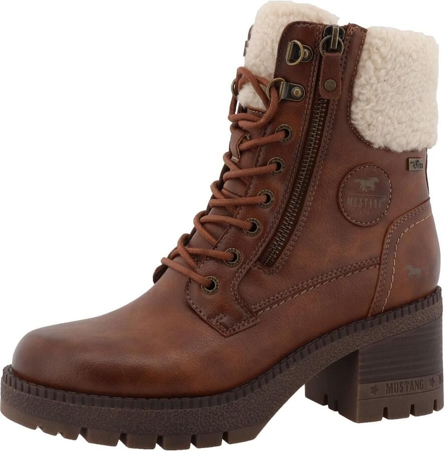 Mustang Shoes Winterlaarsjes CARO Winterboots met blokhak