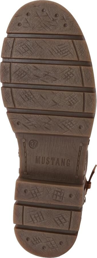 MUSTANG Veterlaarsjes chocoladebruin cognac - Foto 3