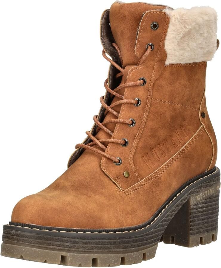 MUSTANG Veterlaarsjes cognac