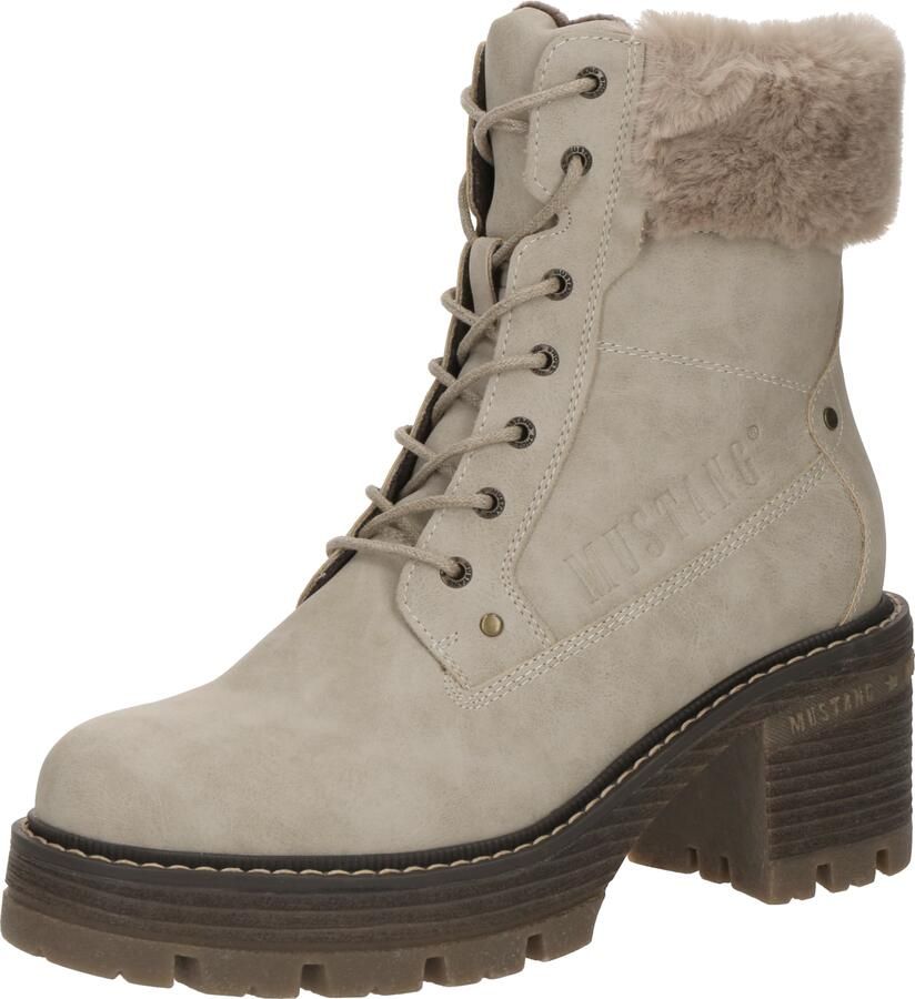 Mustang Dames Enkellaars Taupe