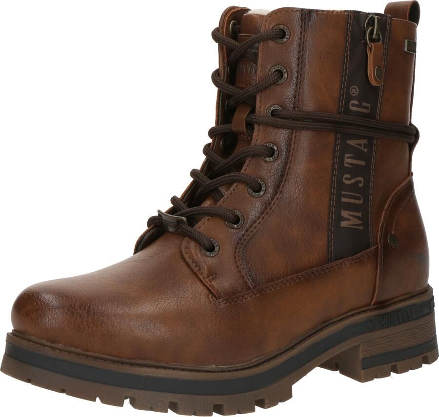 Mustang Shoes Winterlaarzen Darleen Veterboots met profielzool - Foto 4