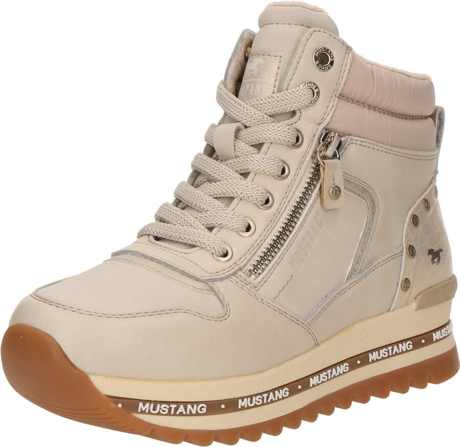 Mustang Shoes Winterlaarzen Urbana Plateausneaker winterboots met verwarmende textielvoering