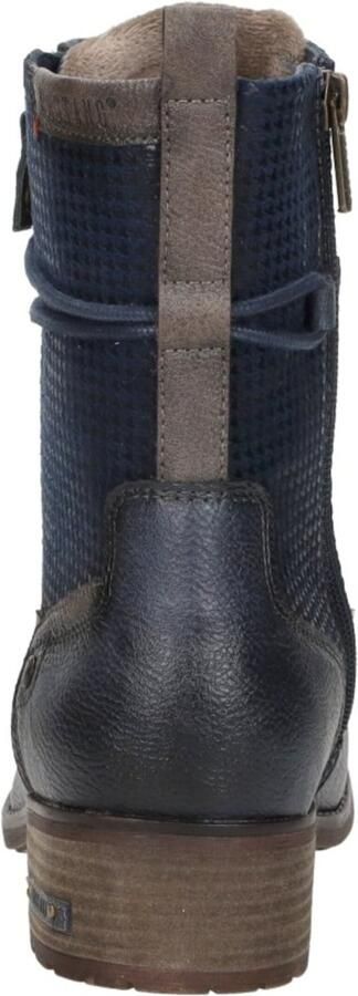 Mustang Veterschoenen Hoog Veterschoenen Hoog blauw - Foto 4