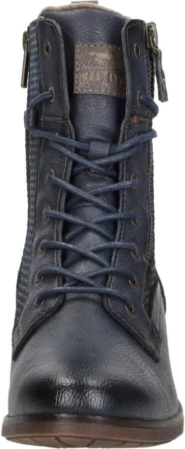Mustang Veterschoenen Hoog Veterschoenen Hoog blauw - Foto 3