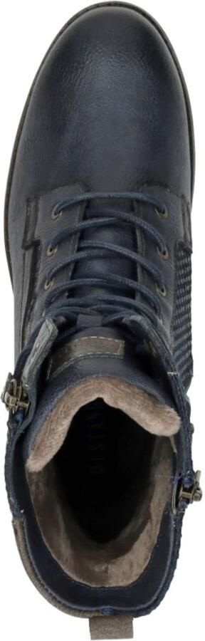 Mustang Veterschoenen Hoog Veterschoenen Hoog blauw - Foto 5