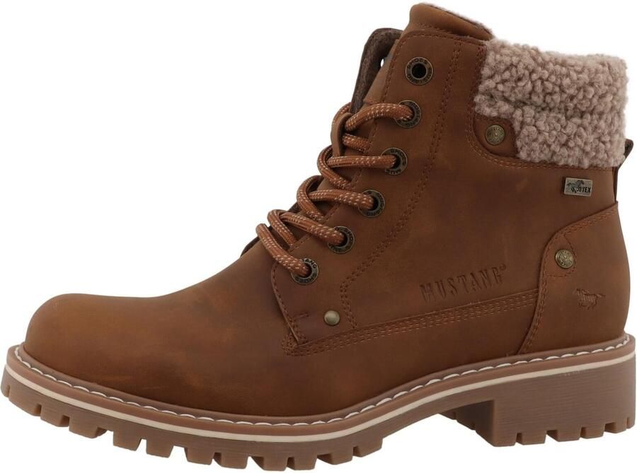 MUSTANG Veterlaarsjes 'Rebecca' cognac
