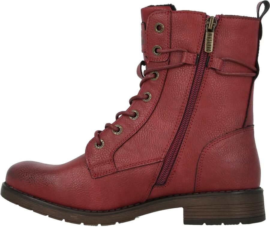 Mustang Shoes Winterlaarsjes Elfi Enkellaars winterboots met speelse sierrits - Foto 2