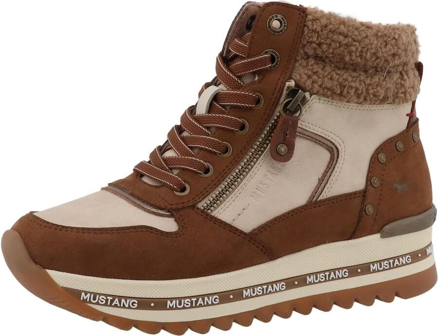 MUSTANG Veterlaarsjes 'Urbana' beige bruin - Foto 6
