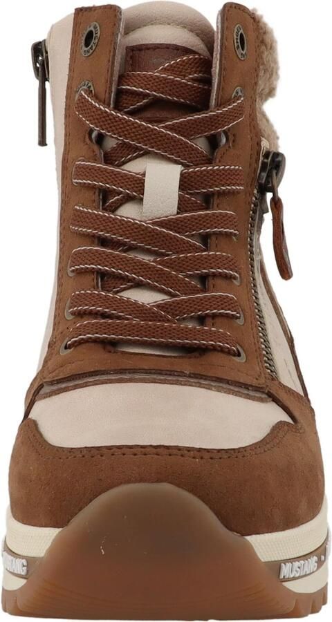 MUSTANG Veterlaarsjes 'Urbana' beige bruin - Foto 3