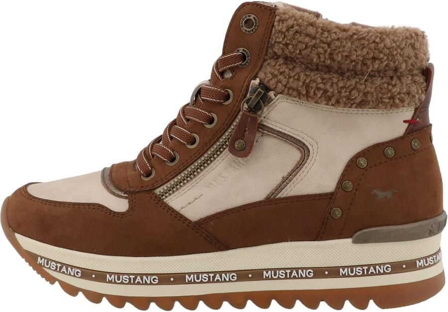 MUSTANG Veterlaarsjes 'Urbana' beige bruin - Foto 2