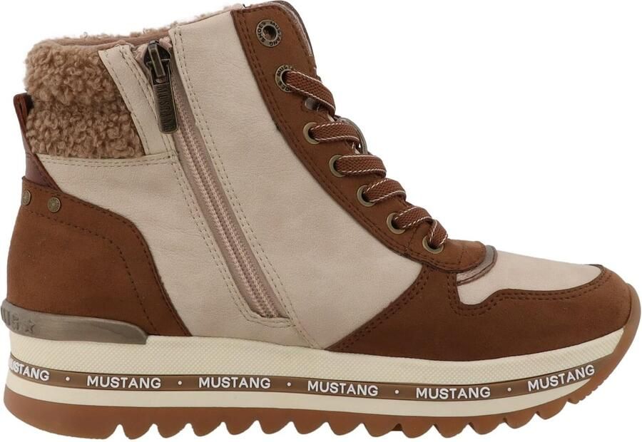 MUSTANG Veterlaarsjes 'Urbana' beige bruin - Foto 7