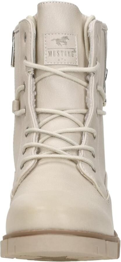 MUSTANG Veterlaarsjes 'Veterschoenen Hoog' offwhite - Foto 13