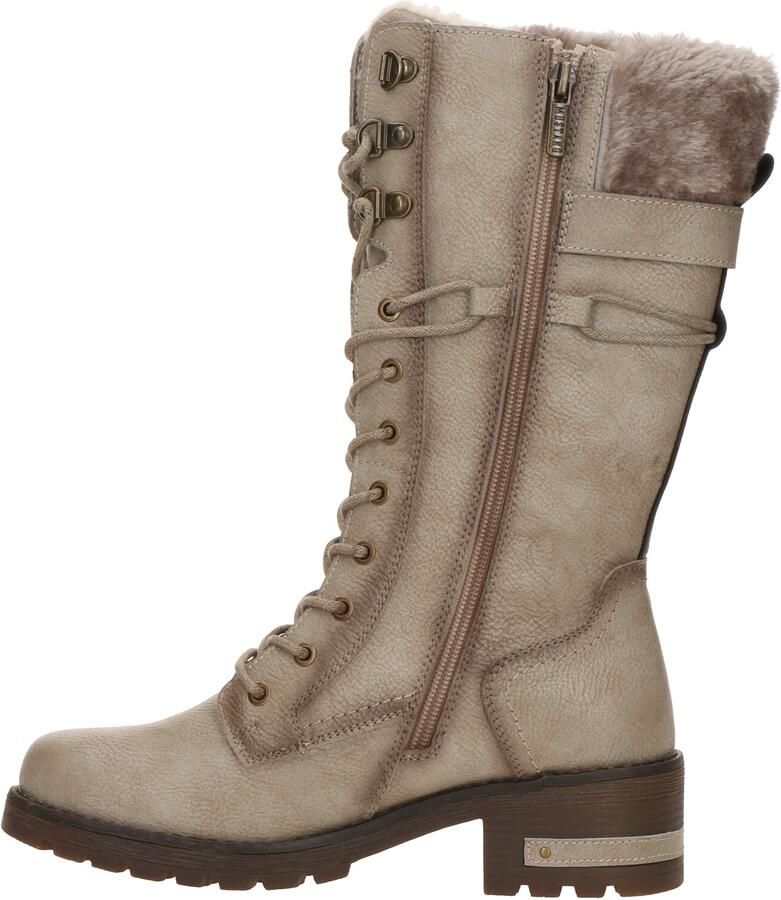 MUSTANG Veterlaarzen beige