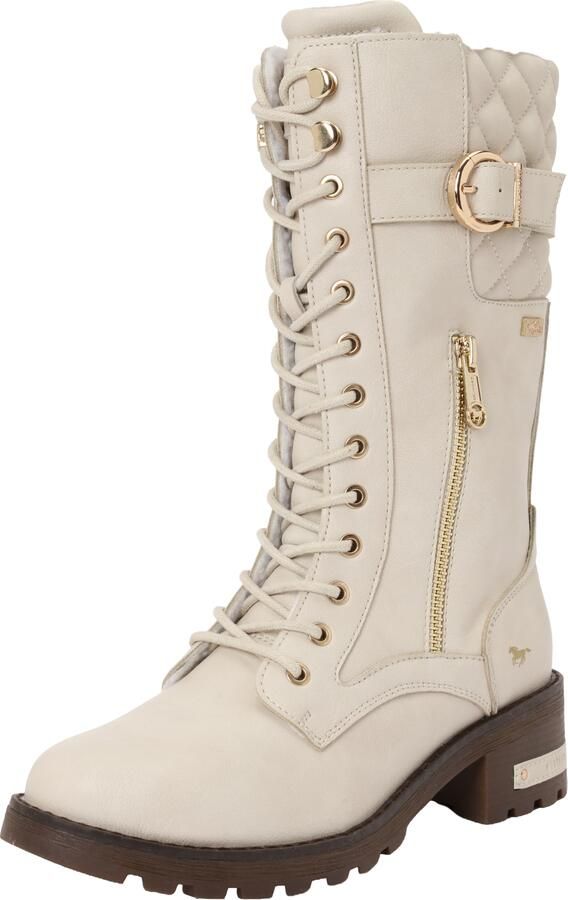 Mustang dames TEX-laarzen gevoerd beige 15M0082005-cream