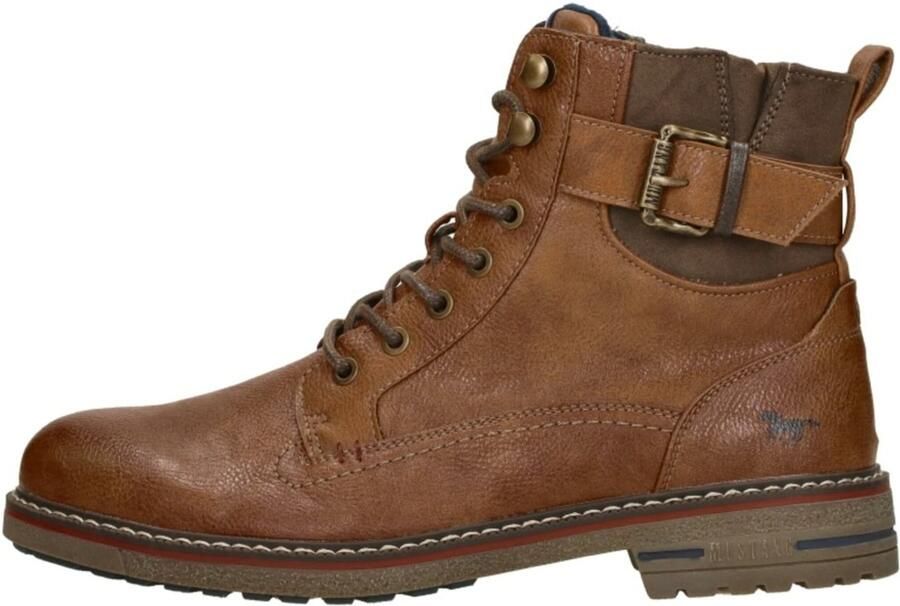 Mustang Shoes Veterschoenen Worker boots herfst schoen laarzen met aantrek lus - Foto 1