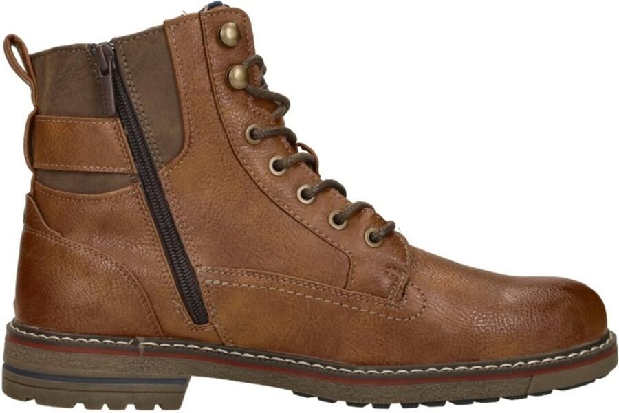 Mustang Shoes Veterschoenen Worker boots herfst schoen laarzen met aantrek lus - Foto 3
