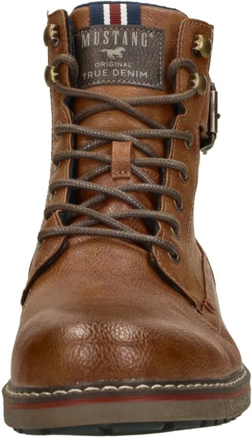 Mustang Shoes Veterschoenen Worker boots herfst schoen laarzen met aantrek lus - Foto 5