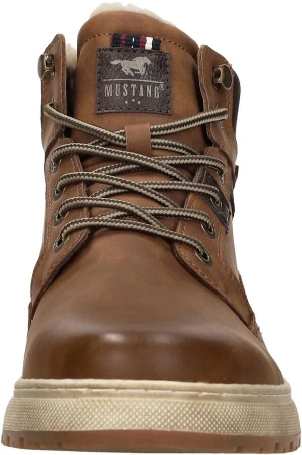 Mustang Veterschoenen Hoog Veterschoenen Hoog Cognac - Foto 15