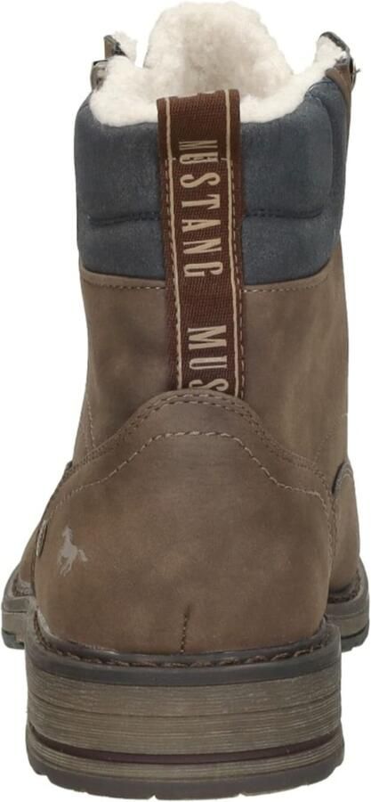 Mustang Shoes Hoge veterschoenen met zijrits voor gemakkelijker instappen - Foto 6