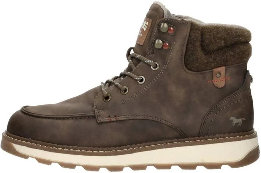 Mustang Veterschoenen Hoog Veterschoenen Hoog Donkerbruin
