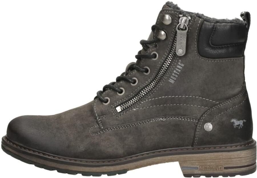 Mustang Shoes Hoge veterschoenen met zijrits voor gemakkelijker instappen - Foto 2