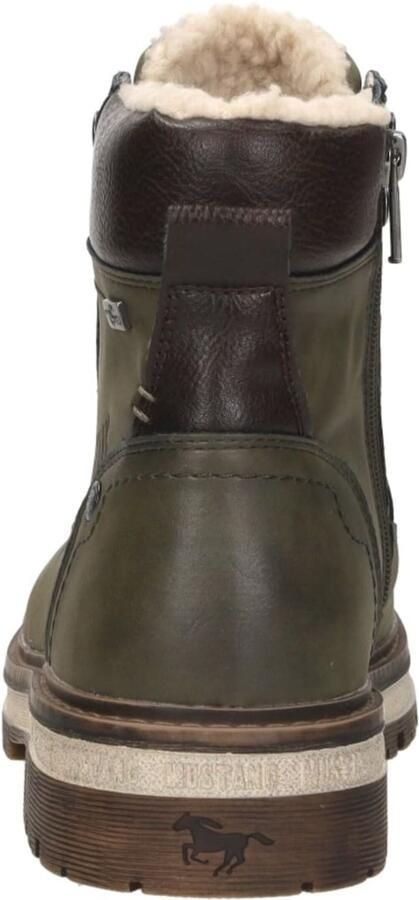 Mustang Veterschoenen Hoog Veterschoenen Hoog Khaki - Foto 10