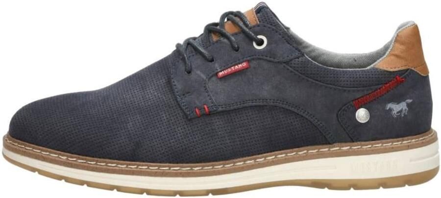 Mustang Veterschoenen Laag Veterschoenen Laag blauw - Foto 9