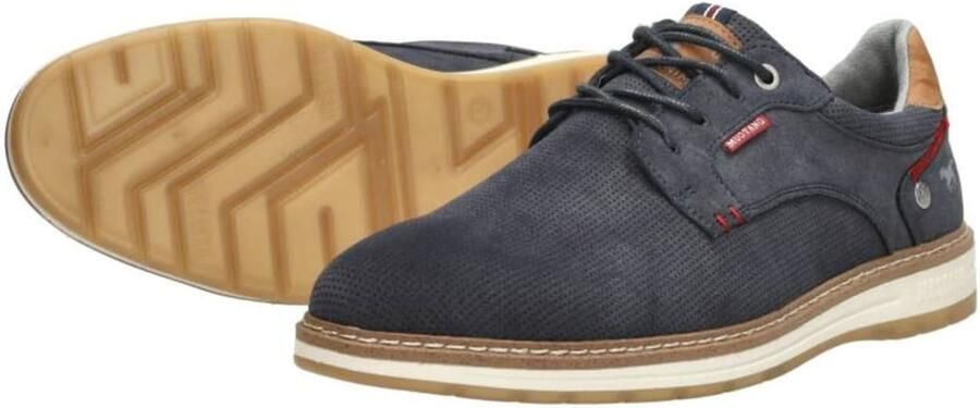 Mustang Veterschoenen Laag Veterschoenen Laag blauw - Foto 10