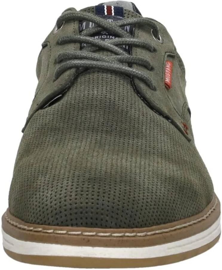 Mustang Groene Casual Sneakers met Gewatteerde Enkel Green Heren - Foto 7