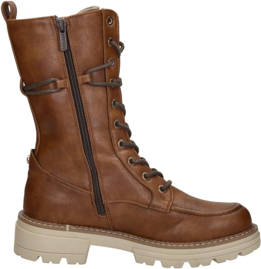 Mustang Shoes Veterlaarsjes zipper boots lace-up boots short boots with block heel