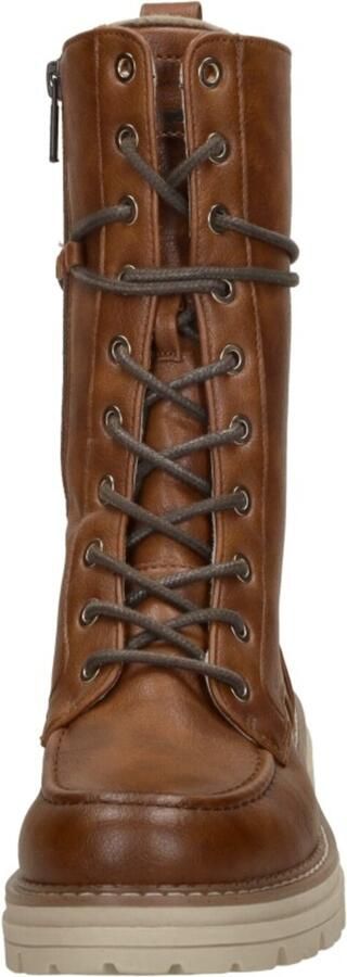 Mustang Shoes Veterlaarsjes zipper boots lace-up boots short boots with block heel - Foto 7