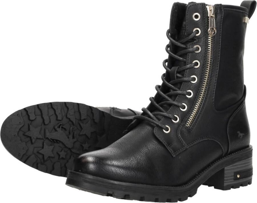 MUSTANG Veterschoen 'Veterschoenen Hoog' zwart - Foto 9
